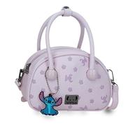 Joumma Disney Bloom Stitch Tasche, Lila, 19 x 13 x 8 cm, PU und Polyester