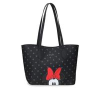 Joumma Disney Bowlogue Minnie Tragetasche Schwarz 31x25,5x11. 5 cm PU und Polyester
