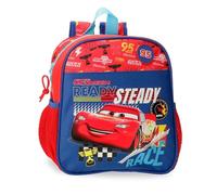 Joumma Disney Cars Lets Race Kindergartenrucksack, Rot, 21 x 25 x 10 cm, Polyester, 5,25 l, rot, Kindergarten-Rucksack