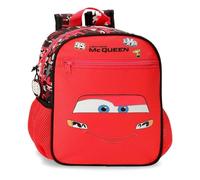 Joumma Disney Cars Mcqueen Kinderrucksack, Rot, 23 x 28 x 10 cm, Polyester