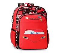 Joumma Disney Cars Mcqueen Red Schulrucksack, Rot, 30 x 40 x 13 cm, Polyester, 15,6 l