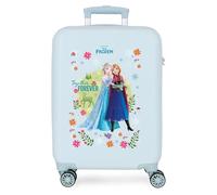 Joumma Disney Die Eiskönigin Forever Kabinenkoffer, blau, 38 x 55 x 20 cm, starr, 2 kg, 2 kg, 35 l, Handgepäck