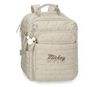Joumma Disney Duna Mickey-Wanderrucksack, Beige, 27 x 32 x 13 cm, Polyester, 11,2 l