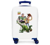 Joumma Disney Family Pixar Kabinenkoffer, Weiß, 33 x 50 x 20 cm, starr, 2 kg, 2 kg, 33 l, Handgepäck, weiß, Talla única, Kabinenkoffer