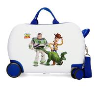 Joumma Disney Family Pixar Kinderkoffer, weiß, 45 x 31 x 20 cm, starr, 1,8 kg, ABS-Seitenkombinationsverschluss, 1,8 kg, 27,9 l, Handgepäck, weiß, Talla única, Kinderkoffer