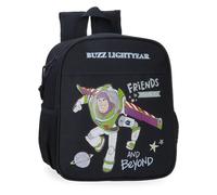 Joumma Disney Friends to Infinity and Beyond Vorschulrucksack, Schwarz, 21 x 25 x 10 cm, Polyester, 5,25 l, Schwarz, Talla única, Vorschulrucksack