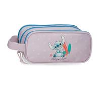 Joumma Disney from Hawaii Kulturbeutel mit DREI Fächern, Rosa, 22 x 10 x 9 cm, Polyester