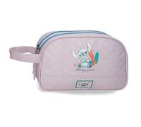 Joumma Disney from Hawaii Zwei-Fächer Adaptierbare Kulturtasche Lila 26x16x11 cm Polyester