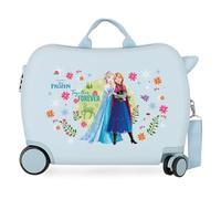 Joumma Disney Frozen Forever Kinderkoffer, blau, 50 x 38 x 20 cm, starr, 2,05 kg, seitlicher Kombinationsverschluss, ABS, 2,05 kg, 34 l, Handgepäck