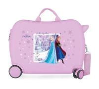 Joumma Disney Frozen in This Together Kinderkoffer, Lila, 50 x 38 x 20 cm, starr, ABS, seitlicher Kombinationsverschluss, 34 l, 2,1 kg, 2 Räder