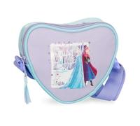 Joumma Disney Frozen In This Together Umhängetasche, Lila, 17 x 14,5 x 4 cm, Polyester