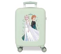 Joumma Disney Frozen Nature Kabinenkoffer, Grün, 33 x 50 x 20 cm, starr, 2 kg, seitlicher Kombinationsverschluss, ABS, 28,4 l, Handgepäck