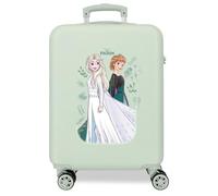 Joumma Disney Frozen Nature Kabinenkoffer, Grün, 38 x 55 x 20 cm, starr, 2,35 kg, seitlicher Kombinationsverschluss, ABS, 35 l, Handgepäck