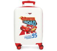 Joumma Disney Good Mood Cabin Suitcase Weiß 33x50x20cms 34 * 55 * 20cms Starres ABS Kombinationsschloss Seitlich 28,4L 2 kg 4 Doppelräder Gepäck Handgepäck