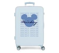 Joumma Disney Have A Good Time-Koffer, mittelgroß, blau, 42 x 65 x 23 cm, starr, 3,22 kg, 3,22 kg, 56 flexibel, blau, Talla única, Mittelgroßer Koffer
