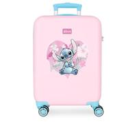 Joumma Disney Heart Stitch Pink Kabinenkoffer 38 x 55 x 20 cm, starr, 2 kg, Zahlenschloss an der Seite, ABS, 2 kg, 35 l, Handgepäck