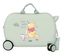Joumma Disney Kinderkoffer Winnie Puuh, Grün, 45 x 31 x 20 cm, Harter ABS-Kunststoff, 24,6 l, 1,8 kg, 4 Räder, Handgepäck
