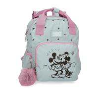 Joumma Disney Kisses M&M Rucksack, Blau, 23 x 28 x 10 cm, Polyester, 6,44 l, blau, Rucksack