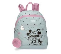 Joumma Disney Kisses M&M Rucksack, lässig, Blau, 25,5 x 35 x 14 cm, Polyester, 12,5 l, blau, Lässiger Rucksack