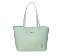 Joumma Disney Luxe Minnie Tragetasche Türkisgrün 31x25,5x11. 5 cm PU und Polyester