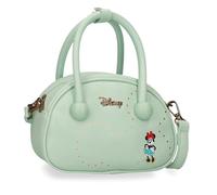 Joumma Disney Luxe Minnie-Umhängetasche, Türkis, Grün, 19 x 13 x 8 cm, PU und Polyester
