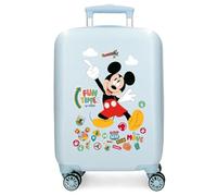 Joumma Disney Micky Fun Times Kabinenkoffer, rot, 33 x 50 x 20 cm, starr, 2,35 kg, 2,35 kg, 33 l, Handgepäck