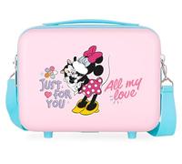 Joumma Disney Micky & Minnie, anpassbare Kosmetiktasche, Rosa, 29 x 21 x 15 cm, starr, ABS, 9,1 l, 0,8 kg