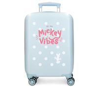 Joumma Disney Micky Vibes Kabinenkoffer, blau, 33 x 50 x 20 cm, starr, 2 kg, 2 kg, 33 l, Handgepäck, blau, Talla única, Kabinenkoffer