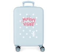 Joumma Disney Micky Vibes Kabinenkoffer, blau, 38 x 55 x 20 cm, starr, 2 kg, 2 kg, 35 l, Handgepäck, blau, Talla única, Kabinenkoffer