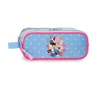 Joumma Disney Minnie Flowers Hellblaue Doppelhülle 23x9x7 cm Polyester