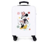 Joumma Disney Minnie & Friends, Kabinenkoffer, weiß, 38 x 55 x 20 cm, starr, 2 kg, 2 kg, 35 l, Handgepäck, weiß, Talla única, Kabinenkoffer
