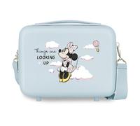 Joumma Disney Minnie, niedlich und lustig, anpassbar, Hellblau, 29 x 21 x 15 cm, starr, ABS, 9,1 l, 0,8 kg
