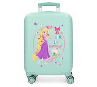 Joumma Disney Princess Celebration Kabinenkoffer, blau, 33 x 50 x 20 cm, starr, ABS, seitlicher Kombinationsverschluss, 28,4 l, 2 kg, 4 Doppelräder, Gepäck, Hand, blau, Kabinenkoffer