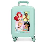 Joumma Disney Princess Kabinenkoffer, blau, 33 x 50 x 20 cm, starr, 2 kg, 2 kg, 33 l, Handgepäck, blau, Talla única, Kabinenkoffer