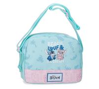 Joumma Disney Stitch Beach & Love Schultertasche Türkisgrün 19x15x5 cm Polyester