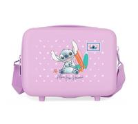 Joumma Disney Stitch from Hawaii Nececer, anpassungsfähig, Violett, 29 x 21 x 15 cm, starres ABS 9.1L 0.8 kg