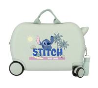 Joumma Disney Stitch Just Chill Kinderkoffer, Grün, 45 x 31 x 20 cm, starr, 1,8 kg, ABS-Seitenkombinationsverschluss, 1,8 kg, 27,9 l, Handgepäck, grün, Talla única, Kinderkoffer
