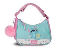 Joumma Disney Stitch Little Destruction Schultertasche Türkisgrün 24x13x6 cm PVC
