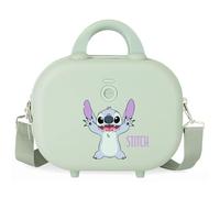 Joumma Disney Stitch Playfull Kinderkoffer ABS Starrer Kabinenkoffer TSA-Schloss 4 Räder Handgepäck