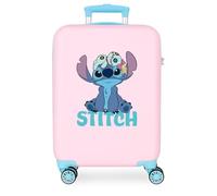 Joumma Disney Stitch Kabinenkoffer, Rosa, 38 x 55 x 20 cm, starr, 2 kg, seitlicher Kombinationsverschluss, ABS, 2 kg, 35 l, Handgepäck, Rosa, Talla única, Kabinenkoffer