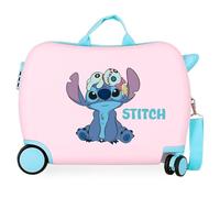 Joumma Disney Stitch Kinderkoffer, Rosa, 50 x 38 x 20 cm, starr, 1,8 kg, seitlicher Kombinationsverschluss, ABS, 1,8 kg, 38 l, Handgepäck, Rosa, Talla única, Kinderkoffer