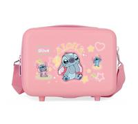 Joumma Disney Stitch You & Me Nececer, anpassungsfähig, 29 x 21 x 15 cm, Robustes ABS, Rosa 9.1L 0.8 kgs
