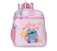 Joumma Disney Stitch You & Me Rucksack für Spaziergänge, Malve, 23 x 28 x 10 cm, Polyester, 6,44 l