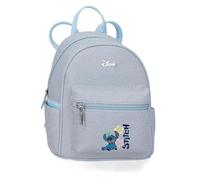 Joumma Disney Tiki Stitch Rucksack, leger, Denim, 21,5 x 23 x 11,5 cm, PU und Polyester, 5,69 l