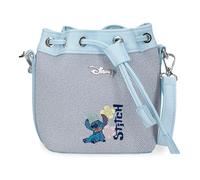 Joumma Disney Tiki Stitch Tasche Denim, 14 x 17 x 9 cm, PU und Polyester