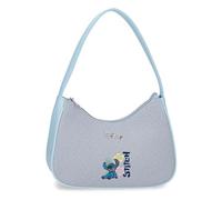 Joumma Disney Tiki Stitch Umhängetasche klein, Denim, 24 x 13 x 6 cm, PU und Polyester