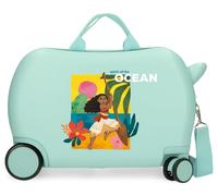 Joumma Disney Vaiana Sea Vibes Kinderkoffer, Türkis, Blau, 45 x 31 x 20 cm, starr, ABS, 24,6 l, 1,76 kg, 2 Doppelräder, Handgepäck