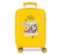 Joumma Disney Winnie Adventures Ahead Kabinenkoffer Ocker 33 x 50 x 20 cm Harter ABS Seitenkombinationsverschluss 28 L 2,2 kg 4 Doppelräder Handgepäck