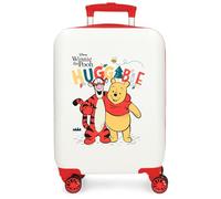 Joumma Disney Winnie Puuh 2 Kabinenkoffer, weiß, 33 x 50 x 20 cm, starr, 2 kg, 2 kg, 33 l, Handgepäck, weiß, Talla única, Kabinenkoffer