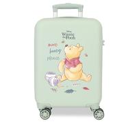 Joumma Disney Winnie Puuh Kabinenkoffer, Grün, 33 x 50 x 20 cm, starr, ABS, seitlicher Kombinationsverschluss, 28 l, 2,2 kg, 4 Doppelräder, Handgepäck